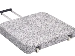 Granitsockel Z 55kg 55x55x9cm mit Rollen und Handgriff