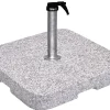 Granitsockel Z 90kg 64x64x9cm Naturstein mit Standrohr