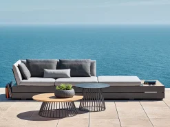 Grid Lounge- und Beistelltisch Alu anthracite HPL