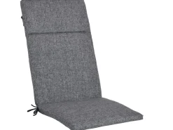 Hochlehnerauflage Sisal grau 120x50cm