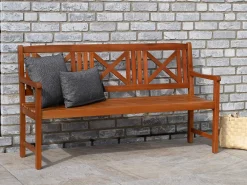 Holzbank Hans 3-Sitzer 153cm natural