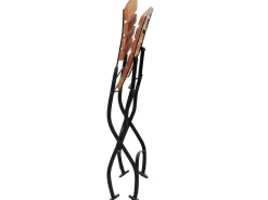 Holz Klappstuhl Maja Flachstahl-Robinie