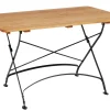 Holz Klapptisch Maja Flachstahl-Robinie 120x80cm