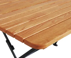 Holz Klapptisch Maja Flachstahl-Robinie 80x80cm