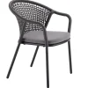 Jooy Stapelsessel String-Flex anthracite inkl. Sitz-Polster anthracite