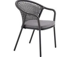 Jooy Stapelsessel String-Flex anthracite inkl. Sitz-Polster anthracite