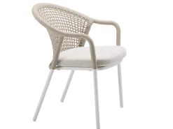 Jooy Stapelsessel String-Flex sand inkl. Sitz-Polster beige