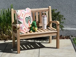 Kinder Gartenbank Beaufort Teakholz 74cm