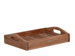 Kleines Teakholz Tablett Materam 34x24cm