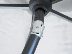 Kurbel Sonnenschirm Easy-Allround Ø270cm anthrazit/hellgrau meliert
