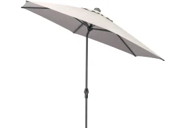 Kurbel Sonnenschirm Easy-Allround Ø270cm anthrazit/hellgrau meliert