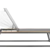 Liege Foxx Aluminium anthracite Softex coal Teak-Armlehne