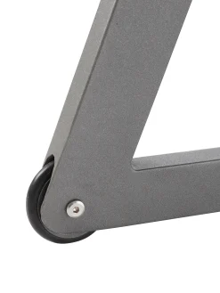 Liege Foxx Aluminium anthracite Softex coal Teak-Armlehne