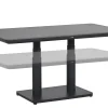 Lifttisch Fairfield 140x80cm Alu sintered stone