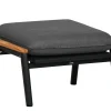 Loungehocker Savoy Aluminium Teak