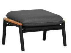 Loungehocker Savoy Aluminium Teak