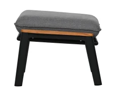 Loungehocker Savoy Aluminium Teak