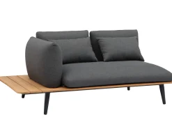Loungemöbel Outdoor Stoff Loungeset Outback Alu Teak
