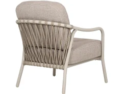 Loungesessel Ronda Alu Rope graubeige
