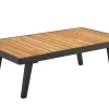 Loungeset Ecke Regency 5-teilig Alu-Teak