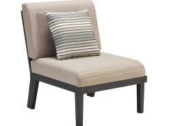 Loungeset Ecke Regency 5-teilig Alu-Teak