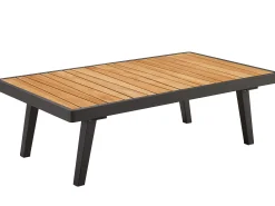Loungeset Ecke Regency 7-teilig Alu-Teak Living