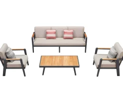 Loungeset Regency Alu-Teak Large Sofa