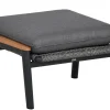 Lounge Set Sessel verstellbar Hocker Fairfield Alu Rope Teak
