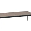 Lounge Tisch Couchtisch Luzern Alu anthrazit 120x60cm