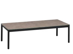 Lounge Tisch Couchtisch Luzern Alu anthrazit 120x60cm