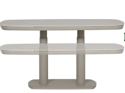 Loungetisch höhenverstellbar Marbella Alu Graubeige Sintered Stone 135x85cm