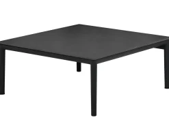 Lounge Tisch Vinpearl 90x90cm Alu anthrazit sintered stone