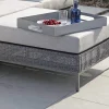Lounge Untergestell Sessel, Ecke, Mitte, Hocker, Beistelltisch Aluminium anthrazit