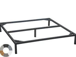 Lounge Untergestell Sessel, Ecke, Mitte, Hocker, Beistelltisch Aluminium anthrazit