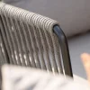 Marla 2-Sitzer Lounge-Sofa Alu anthrazit Kordel salt