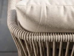 Marla 2-Sitzer Lounge-Sofa Alu anthrazit Kordel salt