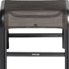 MEMPHIS Hocker Aluminium Outdoorgewebe anthrazit/bronze