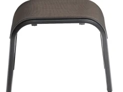 MEMPHIS Hocker Aluminium Outdoorgewebe anthrazit/bronze