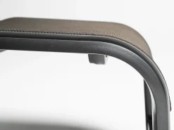 MEMPHIS Hocker Aluminium Outdoorgewebe anthrazit/bronze