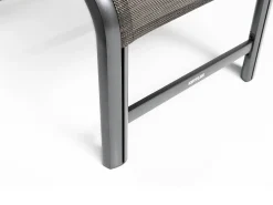 MEMPHIS Hocker Aluminium Outdoorgewebe anthrazit/bronze