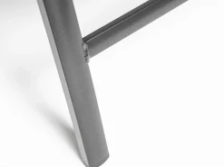 MEMPHIS Multipositionssessel Aluminium Outdoorgewebe anthrazit/bronze Teak