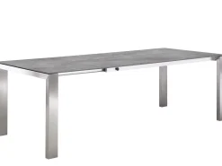 Mono Ausziehtisch Edelstahl Dekton 180/240x100cm