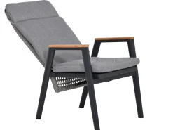 Move Gartenstuhl Verstellsessel Savoy Aluminium Rope Teak