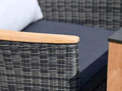 Move-Positionssessel Long Island Geflecht stone