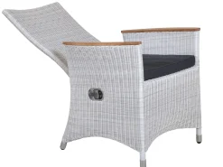 Move-Positionssessel Long Island Geflecht white wash