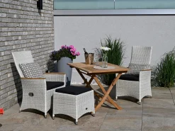 Move-Positionssessel Long Island Geflecht white wash