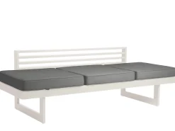 New Holly Dining Lounge weiß mit Auflage seidengrau