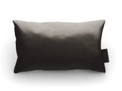 Outdoor Kissen Zierkissen Satin Silver Bronze 50 x 30 cm