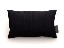 Outdoor Kissen Zierkissen sunproof® Rib Black