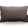 Outdoor Kissen Zierkissen sunproof® Rib Taupe 50 x 30 cm